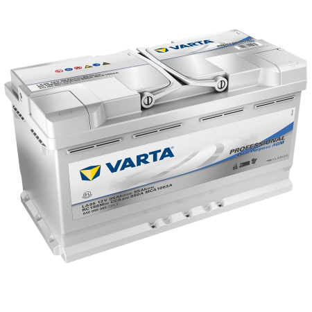 Varta Dual Purpose AGM 850A 95Ah, startbatteri ryhmässä Autohifi / Tarvikkeet / Akut @ BRL Electronics (418840095085V)