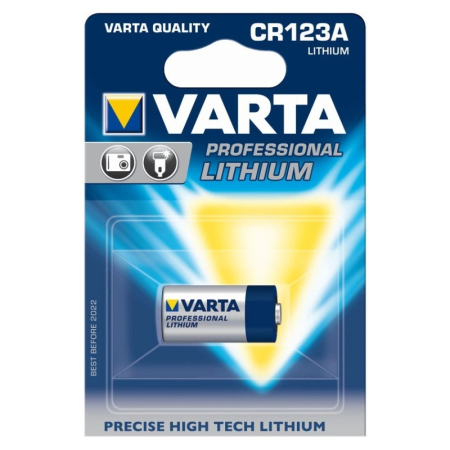 Varta Professional CR123A, litiumparisto, 1 kpl ryhmässä Uutuudet osoitteessa BRL (418VCR123A)