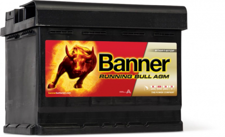 Banner Running Bull AGM 640A 60Ah, startbatteri ryhmässä Autohifi / Tarvikkeet / Akut @ BRL Electronics (420BANNER560)