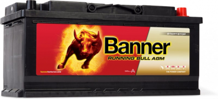 Banner Running Bull AGM 950A 105Ah, startbatteri ryhmässä Autohifi / Tarvikkeet / Akut @ BRL Electronics (420BANNER605)