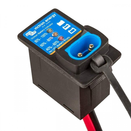 Victron batterieriindikatorpanel, M8 & 30A-säkring ryhmässä Autohifi / Tarvikkeet / Akkulaturit @ BRL Electronics (421VINDIKATORM8)