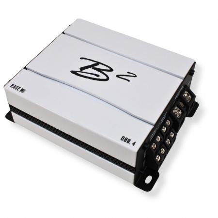 B² Audio RAGE 800.4 MINI, kompakt 4-kanalssteg ryhmässä Autohifi / Päätevahvistimet / Nelikanavainen @ BRL Electronics (505RAGE8004MI)