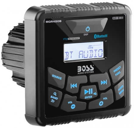 BOSS MGR450B marinstereo med Bluetooth ryhmässä Autohifi / Venehifi / Venestereot @ BRL Electronics (530MGR450B)