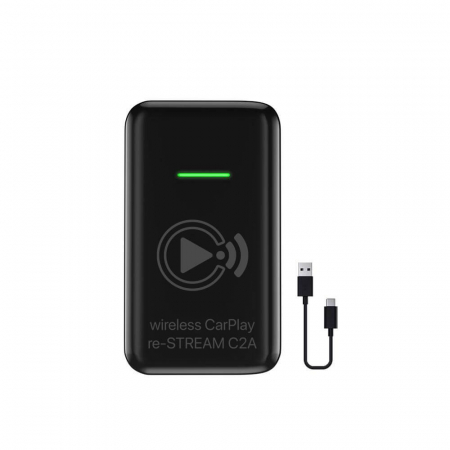 re-STREAM C2A, trådlös Apple CarPlay-adapter ryhmässä Autohifi / Älypuhelin autossa / Bluetooth autossa @ BRL Electronics (560RESTREAMC2A)