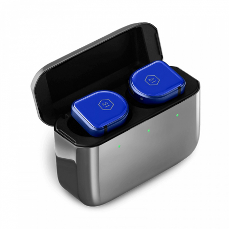 Master & Dynamic MW08 helt trådlösa brusreducerande in-ear hörlurar, blå ryhmässä Kotihifi / Kuulokkeet / In-Ear @ BRL (656MW08BU)