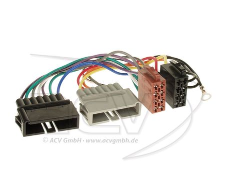 ACV ISO-adapter Chrysler/Dodge/Jeep, 7-napainen ryhmässä Autohifi / Mikä sopii autooni / Chrysler, Dodge & Jeep / Kaapelit / Antenna @ BRL Electronics (700103002)