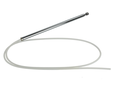 ACV Telekoodiantenn AM/FM kromi, 80 cm ryhmässä Autohifi / Tarvikkeet / Antennit @ BRL Electronics (7001510003811)