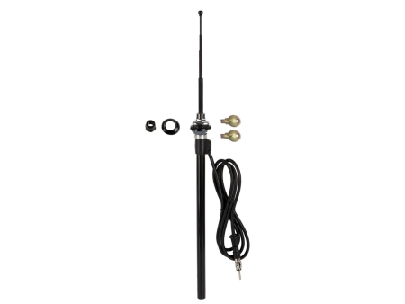 Teleskooppisateelli AM/FM universaali, musta Ø29mm ryhmässä Autohifi / Tarvikkeet / Antennit @ BRL (70015200041)