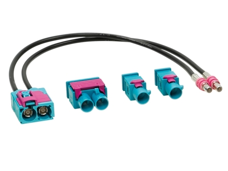 Antenniadapteri Fakra m Fakra f kaksois ryhmässä Autohifi / Tarvikkeet / Antennit @ BRL Electronics (700152425)