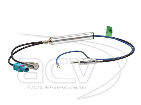 Antennadapter DIN till Fakra + ISO ryhmässä Autohifi / Mikä sopii autooni / Audi / Audi A4 / Audi A4 2004-2008 / Muut @ BRL Electronics (700152426)