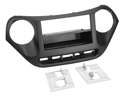 Facia-levy 2-DIN Hyundai i10, musta ryhmässä Autohifi / Mikä sopii autooni / Hyundai / I10 / i10 2014-2020 @ BRL (700241143131)