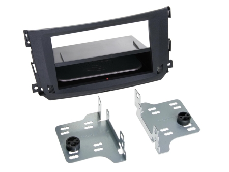 1-DIN -kasettikehys Smart ForTwo, musta ryhmässä Autohifi / Mikä sopii autooni / Smart @ BRL (70024119029)