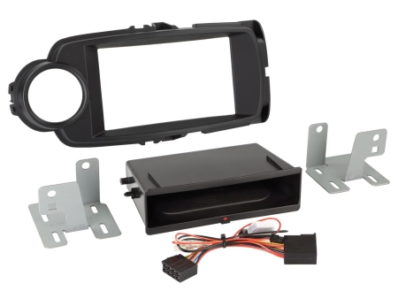 Asennuskehys 1/2-DIN Toyota Yaris, 09/2014-03/2020 ryhmässä Autohifi / Mikä sopii autooni / Toyota / Yaris / Yaris 2017-2020 @ BRL (700241300252)