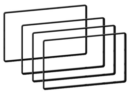 Etäisyyskehys 2-DIN 2,5 mm/3 mm ryhmässä Autohifi / Tarvikkeet / Asennustarvikkeet @ BRL Electronics (70027100013)
