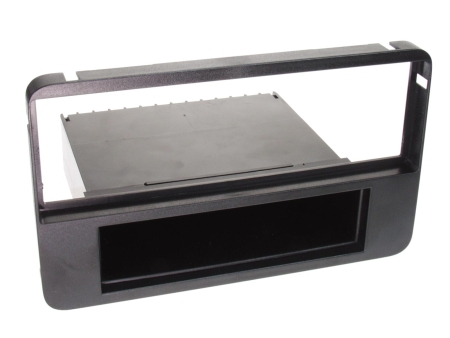 Asennuskehys 1-DIN varustetaskulla Alfa 159/Brera/Spider, musta ryhmässä Autohifi / Mikä sopii autooni / Alfa Romeo @ BRL Electronics (70028100106)
