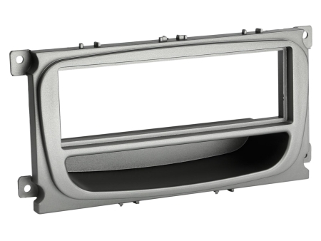 Asennuskehys 1-DIN varastotilalla Ford, hopea ryhmässä Autohifi / Mikä sopii autooni / Ford / B-max / B-max 2012- @ BRL Electronics (70028111437)