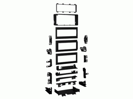 Asennuskehys 1-DIN GM varustetaskulla ryhmässä Autohifi / Mikä sopii autooni / GM / Asennuskehykset @ BRL (700281238071)