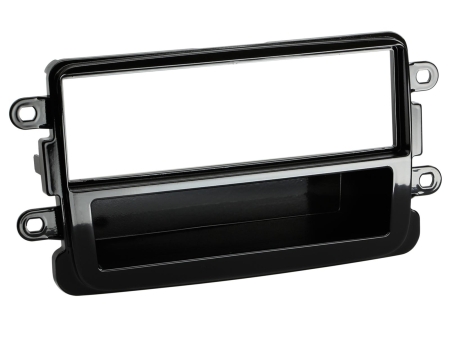 Asennuskehys 1-DIN varustetaskulla Dacia/Fiat/Nissan/Opel/Renault ryhmässä Autohifi / Mikä sopii autooni / Dacia / Dacia Sandero / Dacia Sandero 2012-2021 @ BRL (700281250131)