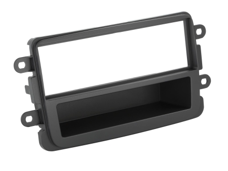 Asennuskehys 1-DIN varustetaskulla Dacia/Fiat/Nissan/Opel/Renault ryhmässä Autohifi / Mikä sopii autooni / Dacia / Dacia Sandero / Dacia Sandero 2012-2021 @ BRL (700281250133)