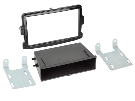 Asennuskehys 2-DIN varustetaskulla Dacia/Fiat/Nissan/Opel/Renault ryhmässä Autohifi / Mikä sopii autooni / Dacia / Dacia Sandero / Dacia Sandero 2012-2021 @ BRL (700281250142)