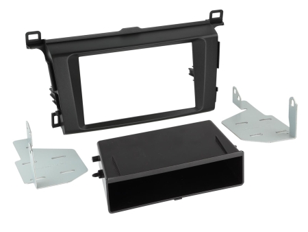 Asennuskehys 2-DIN varustetaskulla, Toyota RAV4 04/2013-12/2018 ryhmässä Autohifi / Mikä sopii autooni / Toyota / RAV4 / RAV4 2013-2018 @ BRL (700281300311)