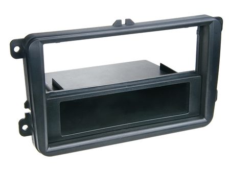 Monteringsram 1-DIN med prylfack VW Golf V, Passat, Touran, Polo, Skoda ryhmässä Autohifi / Mikä sopii autooni / Volkswagen / Transporter / Transporter T5.1 2010-2015 / Vaihtaa stereo Transporter T5.1 2010-2015 @ BRL Electronics (70028132010)