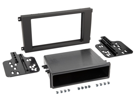 Asennuskehys 2-DIN varustetaskulla Porsche Cayenne 2002-2010 ryhmässä Autohifi / Mikä sopii autooni / Porsche / Cayenne / Cayenne E1 2003-2010 @ BRL (70028132301)