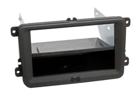 Asennuskehys 2-DIN varustetaskulla Seat/Skoda/VW ryhmässä Autohifi / Mikä sopii autooni / Volkswagen / Transporter / Transporter T6 2015-2020 / Vaihda stereo Transporter T6 2015-2020 @ BRL (700291320301)