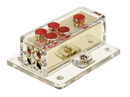 Distributionsblock 1x20mm² + 4x10mm² ryhmässä Autohifi / Tarvikkeet / Jakoblokit osoitteessa BRL (70030360104)