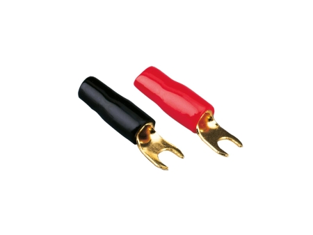 Spade-liittimet 4 mm², 4 punainen/4 musta ryhmässä Autohifi / Tarvikkeet / Kaapelikengät @ BRL Electronics (70030444001)