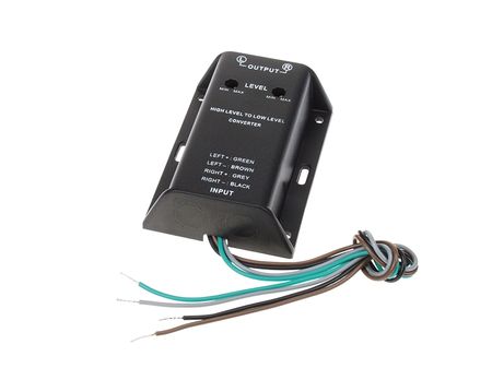 ACV Hög till lågnivå adapter tvåkanaler ryhmässä Autohifi / Tarvikkeet / Korkea-/matalatasomuuntimet @ BRL Electronics (70030500002)