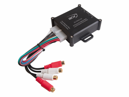 4-kanalig hög till lågnivå-adapter med remote ryhmässä Autohifi / Tarvikkeet / Korkea-/matalatasomuuntimet @ BRL Electronics (70030500024)