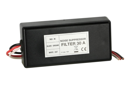 Häiriösuodatin virtalähde 30A ryhmässä Autohifi / Tarvikkeet / Asennustarvikkeet @ BRL Electronics (70030500033)