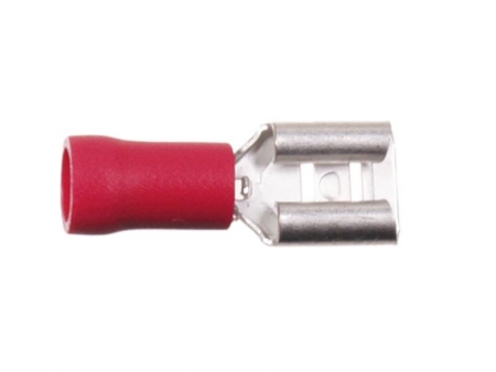 Flatstift 6,3mm² Röd  ryhmässä Autohifi / Tarvikkeet / Kaapelikengät @ BRL Electronics (7003463011VARIANT)