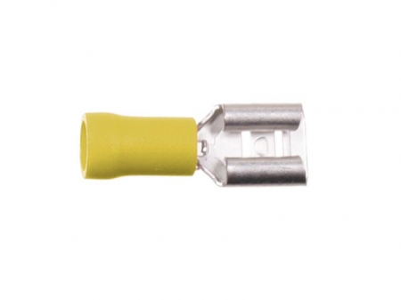 Flatstift 6,3mm² Gul ryhmässä Autohifi / Tarvikkeet / Kaapelikengät @ BRL Electronics (7003463013VARIANT)