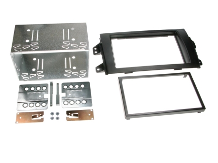 Asennuskehys 2-DIN Fiat Sedici/Suzuki SX4, musta ryhmässä Autohifi / Mikä sopii autooni / Suzuki / SX4 @ BRL (70038109417)