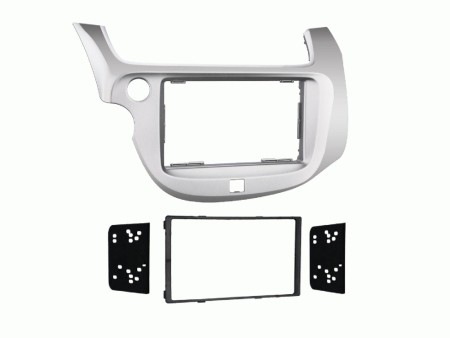 Asennuskehys 2-DIN Honda Fit/Jazz, hopea ryhmässä Autohifi / Mikä sopii autooni / Honda / Jazz / Jazz 2009-2015 @ BRL (700381130271)