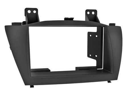 Monteringsram 2-din Hyundai ix35 2010- svart ryhmässä Autohifi / Mikä sopii autooni / Hyundai / ix35 / ix35 2010-2015 @ BRL Electronics (70038114335)