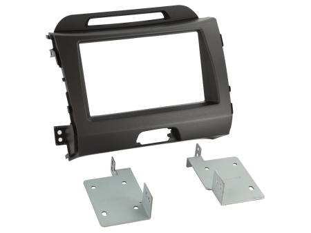 Asennuskehys 2-DIN Kia Sportage, tummanharmaa ryhmässä Autohifi / Mikä sopii autooni / Kia / Sportage / Sportage 2011-2016 @ BRL Electronics (700381178283)