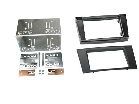 Monteringsram 2-DIN Mercedes E-klass W211 02- ryhmässä Autohifi / Mikä sopii autooni / Mercedes / E-luokka / E-luokka 2002-2009 W211 @ BRL Electronics (70038119028)