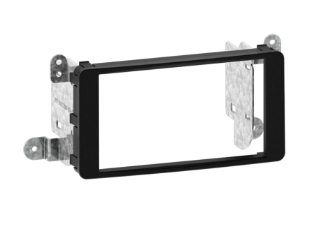 Asennuskehys 2-DIN Citroen/Mitsubishi/Peugeot, musta ryhmässä Autohifi / Mikä sopii autooni / Mitsubishi / Outlander / Outlander 2007-2013 @ BRL (70038120003)