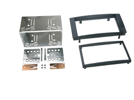 Monteringsram dubbel din VW Touareg, T5 2003-2010 ryhmässä Autohifi / Mikä sopii autooni / Volkswagen / Transporter / Transporter T5.1 2010-2015 / Vaihtaa stereo Transporter T5.1 2010-2015 @ BRL Electronics (70038132011)
