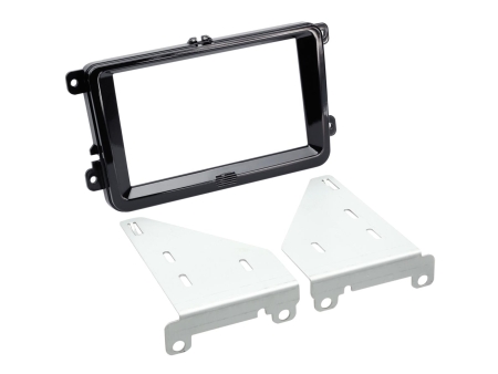Asennuskehys 2-DIN Seat/Skoda/VW, pianomusta ryhmässä Autohifi / Mikä sopii autooni / Volkswagen / Transporter / Transporter T6 2015-2020 / Vaihda stereo Transporter T6 2015-2020 @ BRL (700381320302)