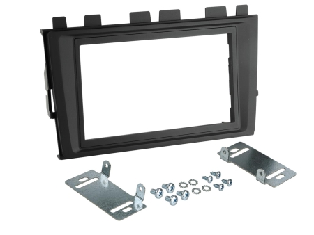 Asennuskehys 2-DIN VW Polo/T6.1, musta ryhmässä Autohifi / Mikä sopii autooni / Volkswagen / Transporter / Transporter T6.1 2020-2024 / Vaihtaa stereo Transporter T6.1 2020-2024 @ BRL (700381320371)