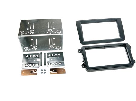 Stereoram Dubbel DIN Golf /Passat Gummifinish ryhmässä Autohifi / Mikä sopii autooni / Volkswagen / Transporter / Transporter T6 2015-2020 / Vaihda stereo Transporter T6 2015-2020 @ BRL Electronics (70039132010)