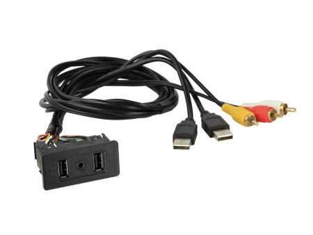 USB/AUX-AV asennuskehys VW T6/yhteensopiva ryhmässä Autohifi / Mikä sopii autooni / Volkswagen / Transporter / Transporter T6 2015-2020 / Muut kuljetukset T6 2015-2020 @ BRL (700441000003)