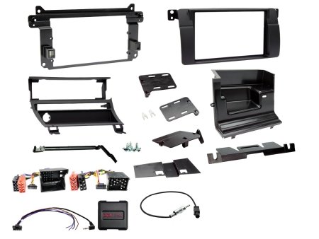 2-DIN Kit BMW 3-sarja E46, SWC/antenniadapteri ryhmässä Autohifi / Mikä sopii autooni / BMW / BMW 3-sarja / BMW E36 1992-2002 / Vaihtaa stereo BMW E36 1992-2002 @ BRL (700621023182)
