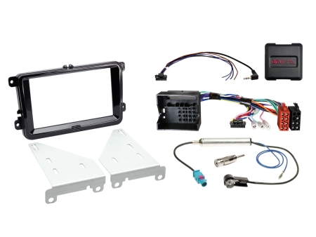 ACV Asennussarja 2-DIN Seat/Skoda/VW, musta ryhmässä Autohifi / Mikä sopii autooni / Volkswagen / Caddy / Caddy Mk3 2004-2015 / Vaihtaa stereo Caddy Mk3 2004-2015 @ BRL (7006213203005)