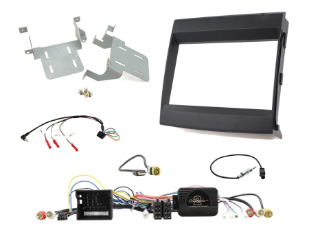 2-DIN Kit Porsche Cayenne 2011-2016, musta ryhmässä Autohifi / Mikä sopii autooni / Porsche / Cayenne / Cayenne E2 2011-2017 @ BRL (700621323091)