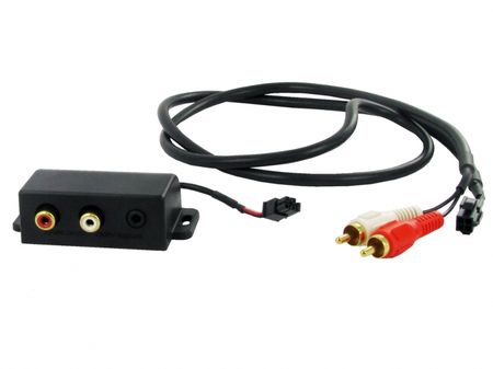 Aux kabel- Aux in monteringsbox, med RCA/3.5mm kontaktingångar ryhmässä Autohifi / Älypuhelin autossa / AUX & USB autossa @ BRL Electronics (701CT29AX05)